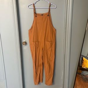 SHEIN brown overalls